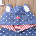 thumbnail image 3 of Poncho à Manches Courtes Unisexe Enfant Imprimé Animal Robe à Capuche 1-6 Ans, 3 of 6