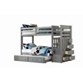 thumbnail image 2 of ACME Allentown Twin/Twin Bunk Bed w/Storage Ladder & Trundle in Gray, 2 of 4