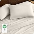 thumbnail image 3 of Bare Home Ensemble de Draps 100 % Coton Biologique - Tissage Satin, 3 of 7