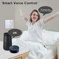 thumbnail image 4 of Riwcyla Smart WiFi Thermostat Voice Control 3A Digital Programmable LCD Display Touchscreen Underfloor Heating Temperature Controller Digital Intelligent Wall Thermostat for Water Heating Compatibl, 4 of 6