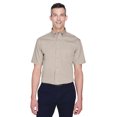 thumbnail image 1 of Harriton Chemise en Sergé à Manches Courtes Easy Blendâ„¢ pour Hommes avec Protection contre les Taches, 1 of 1