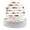 Multi-Couleur3, variante sur pstuiky Décoration de Fête à Thème de Pêche Ensemble de Fête d'Anniversaire en Papier Vaisselle Jetable 10 Unités Fournitures de Célébration Motif de Pêche