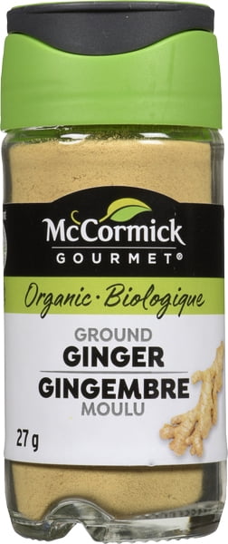 McCormick Gourmet, New Bottle, Premium Quality Natural Herbs & Spices, Organic Ground Chinese Ginger