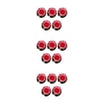 thumbnail image 3 of Wweixi 5pcs/set Artificial Lotus Realistic Appearance Easy To Clean Long-lasting peach red 3Set, 3 of 6