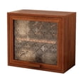 thumbnail image 2 of veasfak Wooden Desktop Display Cabinet Rustic Display Case for Toys Tea Sets Bedroom, 2 of 9