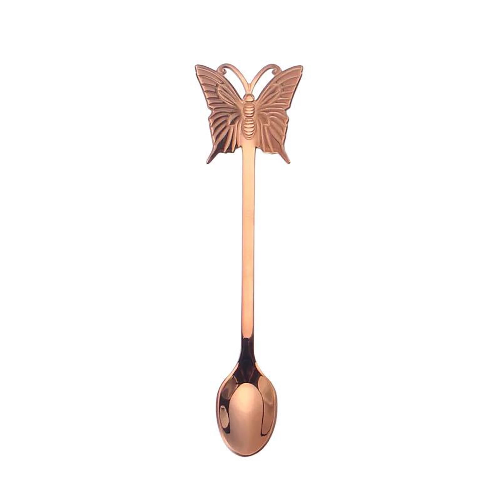 Yhmxh Kitchen Utensils Spoons Cutlery Stainless Steel Spoon Dessert Cake Tea Set Coffee Spoon Kitch the spoon