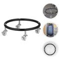 thumbnail image 4 of Movable Propane Cylinder Base Stable Propane Tank Holder Casters Gas Tank Ring Base with Brake, 4 of 9