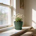 thumbnail image 3 of Thickened Flower Pot PP Material Water Ripple Pattern with Saucers for Indoor Outdoor Garden Patio Balcony Planting, 3 of 4