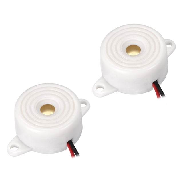 Unique Bargains 2 Pcs Buzzer Électronique Actif DC 12V Haut-Parleur Bip Interactif