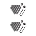 thumbnail image 1 of Maytalsory 20 Pieces Car Wheel Nut Caps Auto Hub Screw Cover Replacement Dust-proof Gray 21mm 2Set, 1 of 6