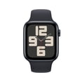 thumbnail image 2 of Apple Watch SE2 44mm GPS boîtier aluminium noir intense avec bracelet sport noir intense, 2 of 9