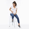 thumbnail image 2 of Paisley Sky Maternity Short Sleeve V-Neckline Tee, 2 of 6