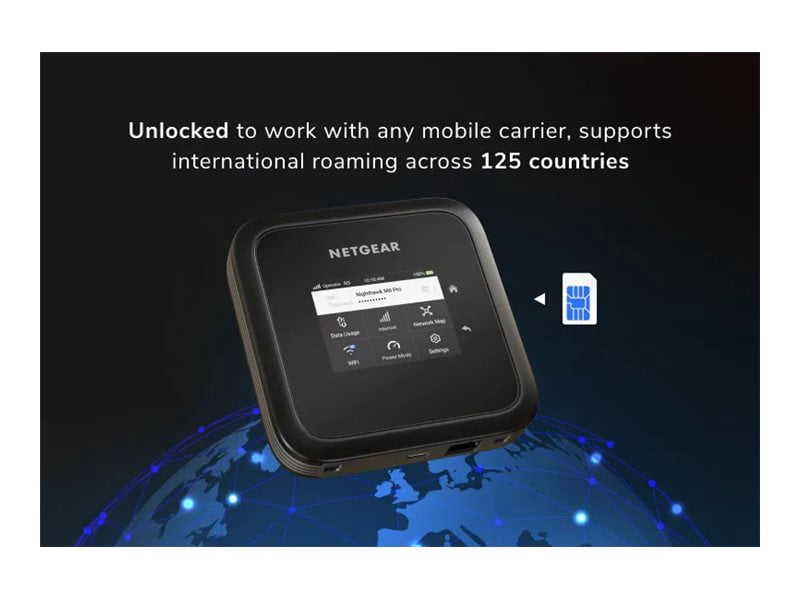 NETGEAR Nighthawk M6 Pro - Mobile hotspot - 5G - 8 Gbps - Wi-Fi 5
