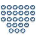 thumbnail image 4 of Rubber Sealed Ball Bearings, High Stability Dustproof Bearings, High Reliability Durable For Machine Tool Electronic Equipment, 4 of 8
