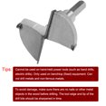 thumbnail image 2 of Unique Bargains 65mm Hinge Boring Forstner Drill Bit, 10mm Hex Shank, 2 of 6