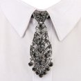 thumbnail image 1 of Cravate en Strass Mode Ajustable Cravate de Fête Cravate en Strass pour Hommes Femmes, 1 of 10