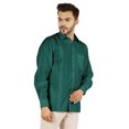 thumbnail image 3 of Bestman Solid Formal Button Down Shirt For Men Long Sleeve With Patch Pocket Business Wear, 3 of 7