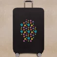 thumbnail image 1 of Travel Accessories Luggage Case Suitcase Dust Protective Cover 18-28 Inch Footprints Pattern Series Trolley Case Elastic Cover 8Footprints021 S, 1 of 6