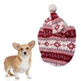 thumbnail image 4 of Cape Chaude pour Chien, Mignonne Cape de Noël Confortable pour l'Automne pour Chat Rouge m, 4 of 7