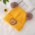 thumbnail image 4 of Faithtur Baby Winter Hat Cute Bear Pattern Knit Beanie Warm Cap for Infant Newborn Cold Weather Accessories, 4 of 8