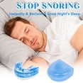 thumbnail image 3 of Protège-dents Anti-Ronflement Ajustable pour un Sommeil Confortable Options Rose Bleu Ou Transparent, 3 of 8