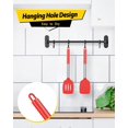 thumbnail image 4 of Bundlepro Pack of 2 Silicone Spatulas Turners, Non Stick Slotted and Solid Kitchen Utensils, 4 of 6