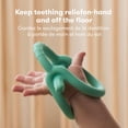 thumbnail image 4 of Frida Baby - Get-A-Grip BabyTeether for Teething Relief, Easter Basket Stuffer for Kids, 100% Food-Grade Silicone Teething Toys for Baby 0-6, 12, 18 Months Infant, BPA-Free, PVC-Free, Teal, 4 of 6