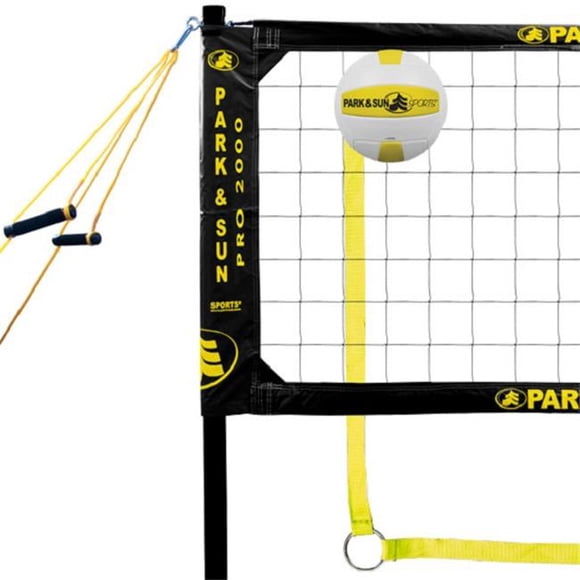 Park & Sun Sports Spec-Pro-BK Outdoor Volleyball Net Post, Black
