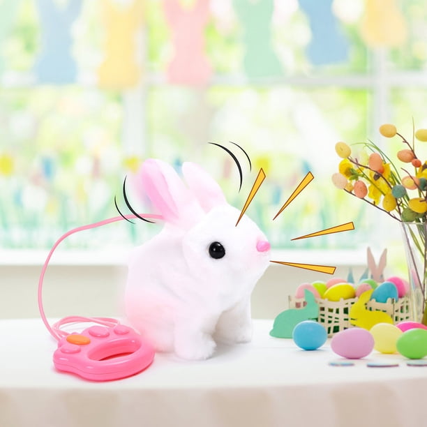 Plush Bunny Easter Toys for Kids,Walking Bunny Toys for Kids with