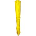 thumbnail image 2 of Unique Bargains Women's Platform Chunky Over Knee High Boot Yellow (Size 9), 2 of 7