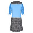 thumbnail image 4 of EQWLJWE Robes d'Été pour Femmes 2023 Robe Décontractée Aguichant Mode Été Col en V Manches Courtes Ample Imprimée, 4 of 5