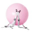 thumbnail image 3 of S SERENABLE Somersault Auxiliary Ball Automatic Return Portable Yoga Ball for Gymnastics Pink, 3 of 9