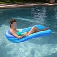thumbnail image 1 of Floating Lounge, Pool Rafts Pool Chair Pool Float Floating Raft, Inflatable Raft Pool Lounger For Kids Adults, 1 of 8