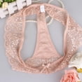 thumbnail image 3 of Birdeem Culotte String Taille Basse en Dentelle Transparente avec Nœud pour Femmes, 3 of 7