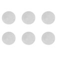 thumbnail image 1 of Retro Coasters Silver PVC 6 Pcs, 1 of 6