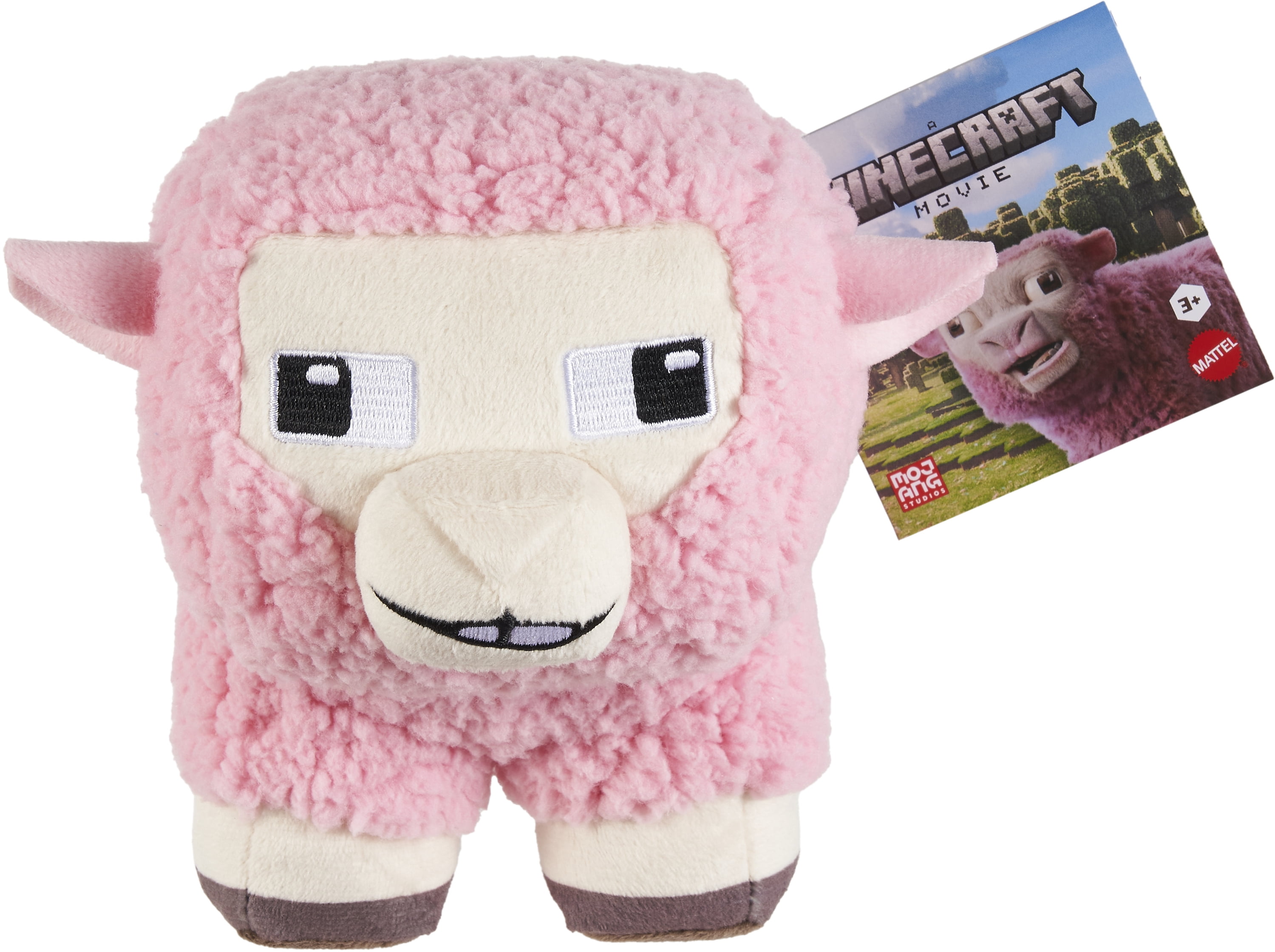 Minecraft-Peluche Mouton Rose-taille de 20 cm à collectionner