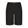 thumbnail image 4 of NTACZA Shorts for Men Summer Zipper Solid Shorts Classic Fit Lightweight Button Placket 5 Inseam Shorts Men S, 4 of 6