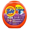 thumbnail image 3 of Tide PODS laundry detergent pacs, 3-in-1 Stain Remover, Odor Fighter, Color Protector, HE compatible, Spring Meadow Scent, 76 Count, 3 of 24