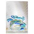 thumbnail image 1 of Betsy Drake GT1014 Blue Fiddler Crab Guest Towel, 1 of 1