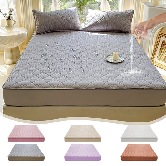 Sentmoon Mattress Pad 35.4x78.7 Inches Mattress Protectors Bed Sheet Nonslip Fixed Bed Cover Allinclusive Mattress Protection Bed Cover Soft Fibre Suitable for Sleeping Naked