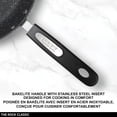 thumbnail image 3 of The Rock cm () Non-Stick Grill Pan - Durable Forged Aluminium - Oven - PFOA - Easy to Clean -, 3 of 8