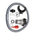 thumbnail image 2 of Vensio -Universal Rainwater Collection System for Downspouts, 3/4 Inch Female Thread Rain Barrel Diverter and Collector with Integrated Filter and Hose, PVC Set, 2 of 9