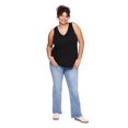 thumbnail image 2 of George Women's Plus V-Neckline Swing Tank, 2 of 6