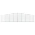thumbnail image 4 of vidaXL Gabion Basket Arched Gabion Basket Planter for Flower Galvanized Iron, 4 of 6