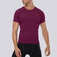 thumbnail image 5 of Kaemgyyd Compression Shirt Men Breathable Short Sleeve Slim Athletic Sports Undershirt Quick-Dry Stretch Running Workout Tops, 5 of 5
