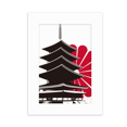 thumbnail image 1 of Japanese Chrysanthemum and Temple Desktop Photo Frame Picture Display Decoration Art Painting, 1 of 3