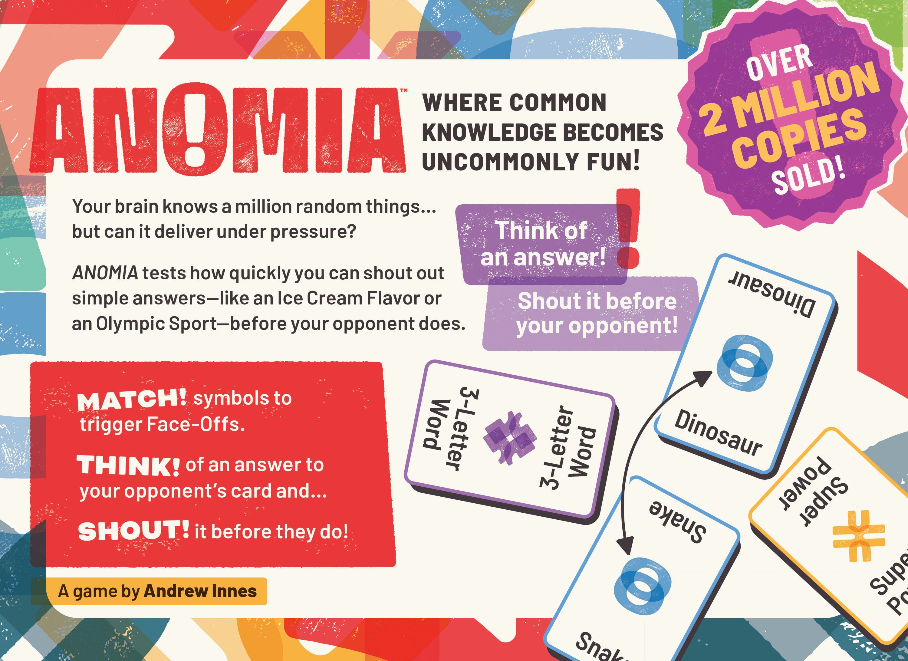 USAopoly ANOMIA jeu de cartes