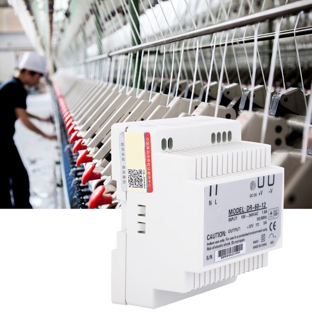 DR 60 12 High Accuracy Single Output PWM Din Rail Power Supply 60W for LED Lighting Industrial Equipment