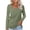 Green, variant on Timegard Tops for Women V Neck Long Sleeve Basic Tee Shirts Casual Comfy Solid Color Tunic Tops Blouse