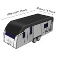 thumbnail image 1 of BotaniNest RV Roof Cover With Reflective Strips Heavy Duty For Outdoor Travel Trailer And Camper Storage, 1 of 6